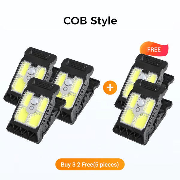 USB & Solar Powered Motion Sensor Clip Lights