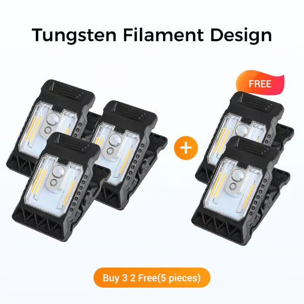 USB & Solar Powered Motion Sensor Clip Lights