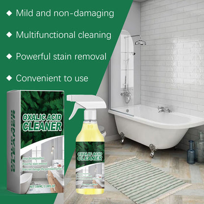 🔬 【CLEARANCE!】Molecular-Level Cleaning Tech! Oxalic Acid Bathroom Cleaner Dissolves Rust🚽