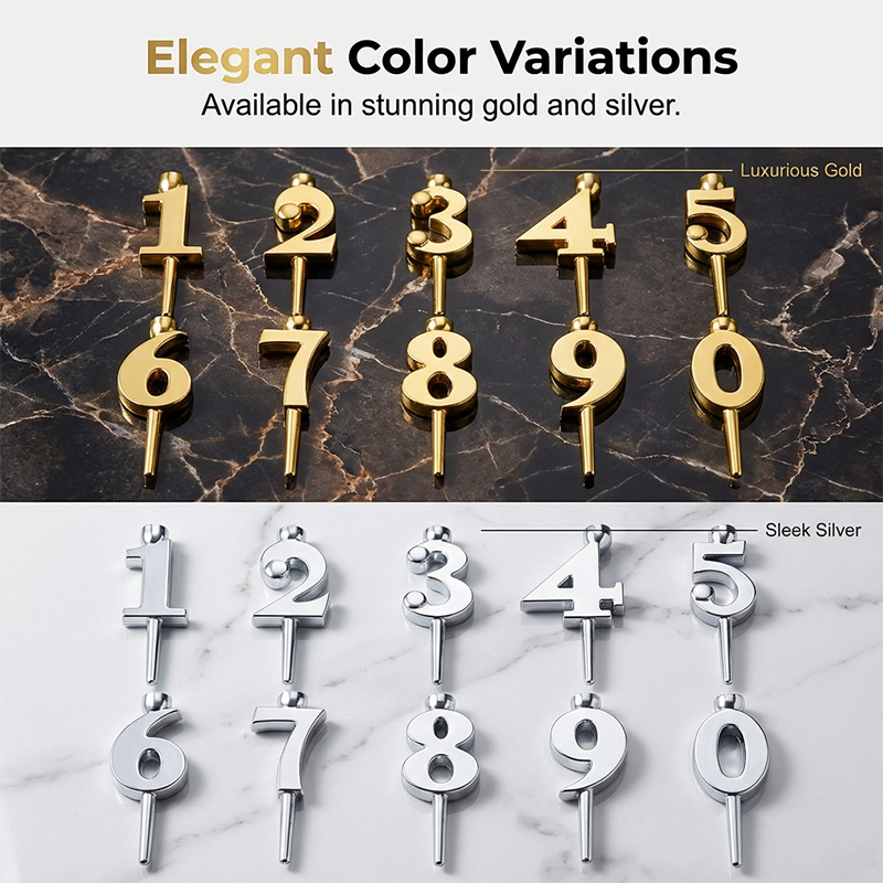 Birthday Cake Decorative Number Topper (0-9)