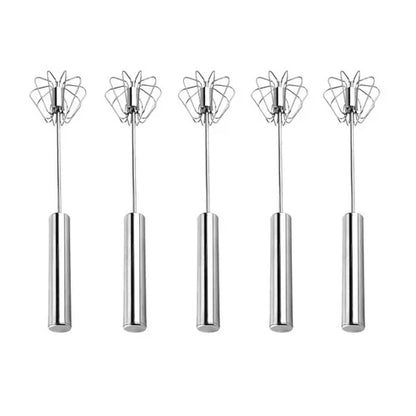 Best sale 50% OFF💥 Semi-Automatic Stainless Steel Push Rotary Whisk Mixer Set
